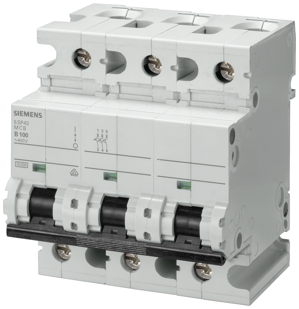 Siemens 5SP4380-7 80A; 3 FAZLI; 70mm OTOMAT; ANAHTARLI OTOMATİK SİGORTA; 10kA; C TİPİ; YAVAŞ KARAKTERLİ