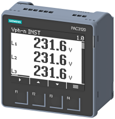 Siemens 7KM3120-0BA01-1DA0 SENTRON PAC3120 ENERJİ ANALİZÖRÜ