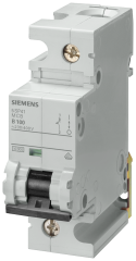 Siemens 5SP4191-7 100A; 1 FAZLI; 70mm OTOMAT; ANAHTARLI OTOMATİK SİGORTA; 10kA; C TİPİ; YAVAŞ KARAKTERLİ