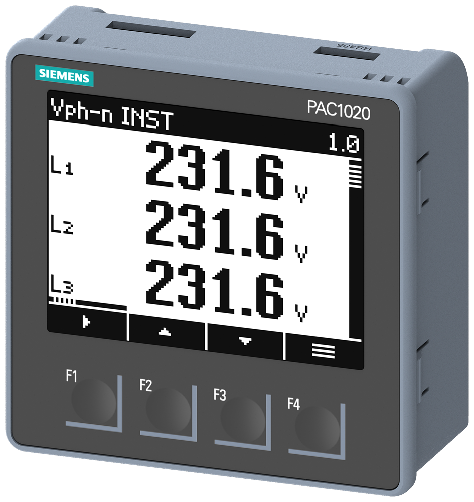 Siemens 7KM1020-0BA01-1DA0 SENTRON PAC1020 Enerji Analizörü