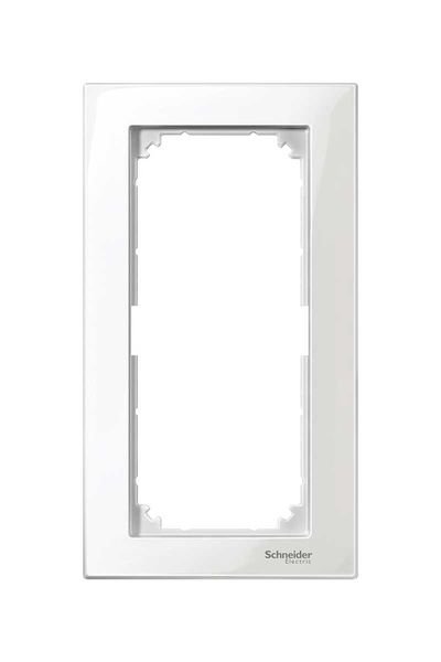 Schneider (MTN515819) Traş Prizi çerçevesi, M-Plan, Beyaz