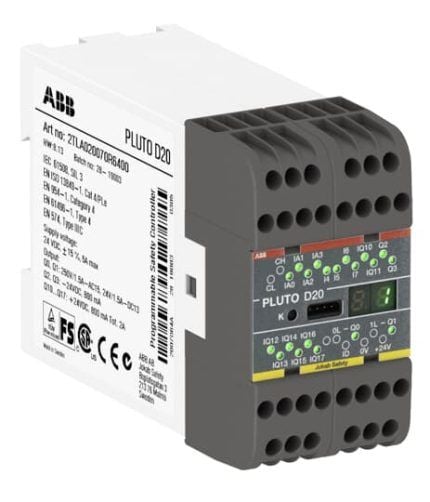 ABB 2TLA020070R6400 Pluto D20 Safety-PLC