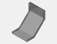 EAE 050 CTE 400 ID90° ,H50 (mm) ,A400 (mm),T2(mm)-(Kablo-Tava-Sistemleri)