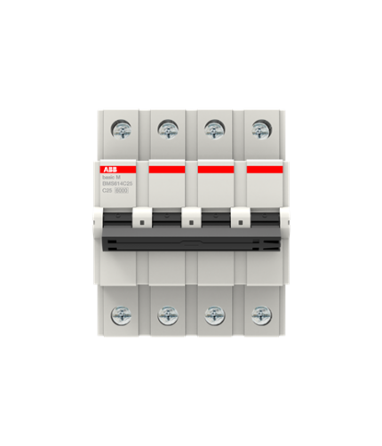 6kA, 4P, C-Char., 25A