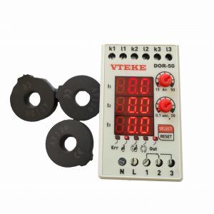 Vteke 40-100A ARASI AYARLI,AKIM TRAFOSU (K-L) BAĞLANTILI ,DİJİTAL TERMİK RÖLESİ