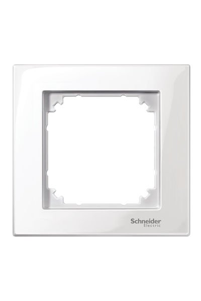 Schneider (MTN515119) Tekli çerçeve, M-Plan, Beyaz