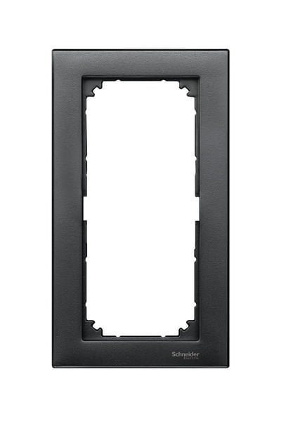 Schneider (MTN488814) Traş Prizi çerçevesi, M-Plan, Antrasit