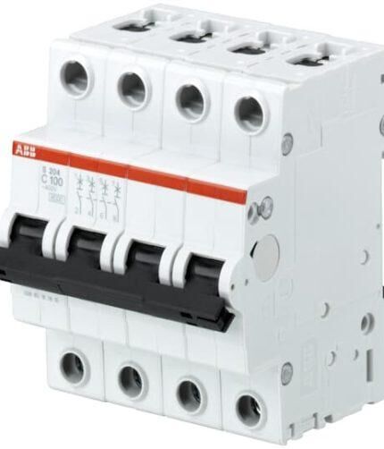 ABB 2CDS254001R0824 S 204-C 100 (4X100A W-Otomat C Tipi 6kA)