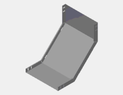 EAE 040 CTE 400 ID90° ,H40 (mm) ,A400 (mm),T2(mm)-(Kablo-Tava-Sistemleri)