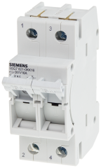 Siemens 5SG7621-0KK16 16A;>N<MINIZED SİGORTALAR 230/400 V AC; D01 BOY İÇİN; 2 FAZLI; 2TE GENİŞLİĞİNDE