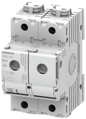 Siemens 5SG7123 63A;>N<MINIZED SİGORTALAR 230/400 V AC; D02 BOY İÇİN; 2 FAZLI; 3TE GENİŞLİĞİNDE