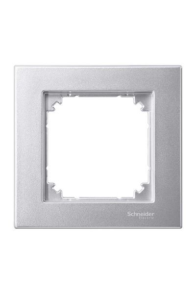 Schneider (MTN486160) Tekli çerçeve, M-Plan, Alüminyum
