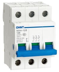 Chint (398034) NH4 Serisi Din Rayı Tip Yük Ayırıcı 3 Kutuplu 125A