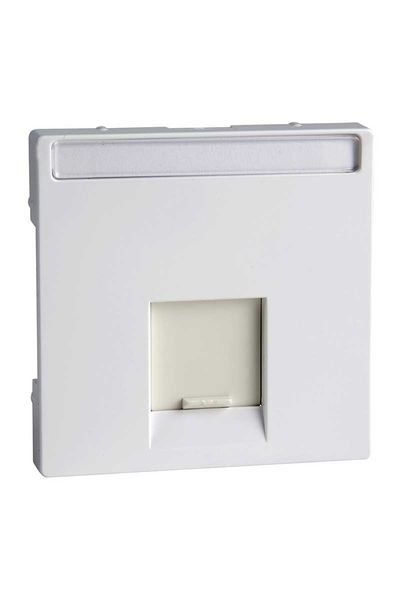 Schneider (MTN469825) Tekli RJ45 tuş kapağı, System-M, Aktif beyaz
