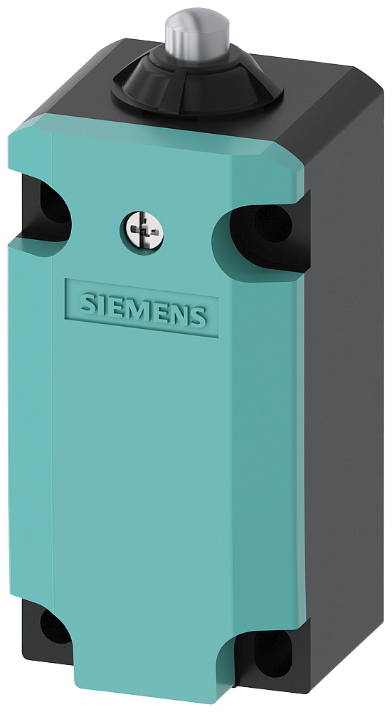 Siemens 3SE5132-0CB01 SIRIUS STANDART NİHAYET ŞALTERİ 3SE5132 SERİSİ, 1NO+1NC, 40mm, PLASTİK MUHAFAZALI, Kol uzunluğu ayarlanabilir (delikli) sağ-sol plastik makara (19 mm çap) tahrikli, Dikey paslanmaz çelik buton tahrikli,