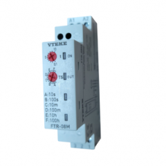Vteke 0.1sn-100 Saat Multifonksiyonlu Zaman Rölesi(12-240V AC/DC)
