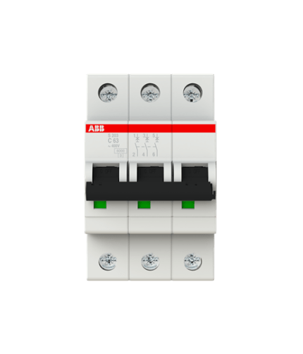 ABB 2CDS253001R0634 S 203-C 63 (3X63A W-Otomat C Tipi 6kA)
