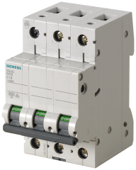 Siemens 5SL6303-7 3A; 3 FAZLI; 70 mm; ANAHTARLI OTOMATİK SİGORTA; 6kA; C TİPİ; YAVAŞ KARAKTERLİ