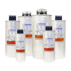 Tibcon 15 kVAr 480V/525V AĞIR HİZMET SİLİNDİR TİP KONDANSATÖR