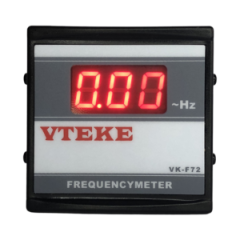 Vteke Dijital Frekansmetre 72x72mm (1- 400Hz) (15V - 500V AC)