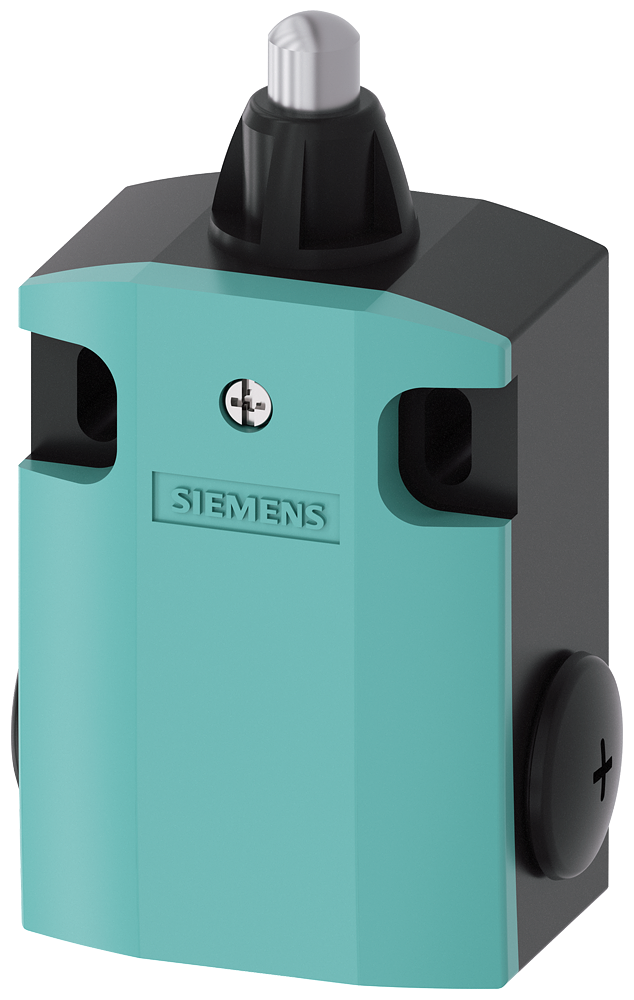 Siemens 3SE5122-0CC02 SIRIUS STANDART NİHAYET ŞALTERİ 3SE 5122 SERİSİ, 1NO+1NC, 56mm, METAL MUHAFAZALI, IP66/67, DİKEY BUTON TAHRİKLİ