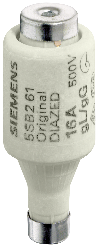 Siemens 5SB211 2A; DII; 500V; DIAZED SİGORTA BUŞONU; GECİKMELİ;