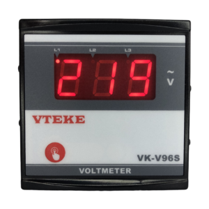 Vteke 3 Fazli Voltmetre 96X96 Seçmeli