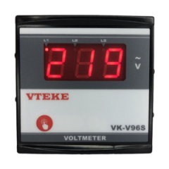 Vteke 3 Fazli Voltmetre 96X96 Seçmeli