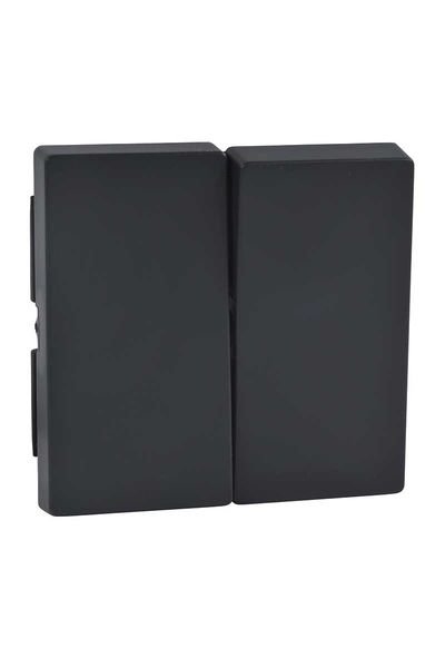 Schneider (MTN433514) Komütatör tuş kapağı, System-M, Antrasit