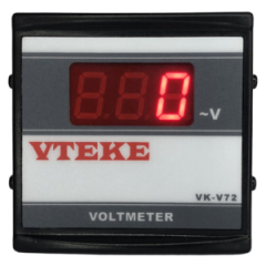 Vteke Dijital Voltmetre 72X72