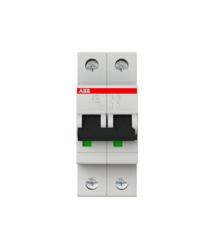 ABB 2CDS252001R0504 S 202-C 50 (2X50A W-Otomat C Tipi 6kA)