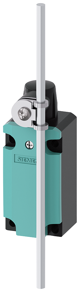 Siemens 3SE5112-0CH80 SIRIUS STANDART NİHAYET ŞALTERİ 3SE5112 SERİSİ, 1NO+1NC, 40mm, METAL MUHAFAZALI, Kol uzunluğu ayarlanabilir alüminyum çubuk (200 mm) tahrikli