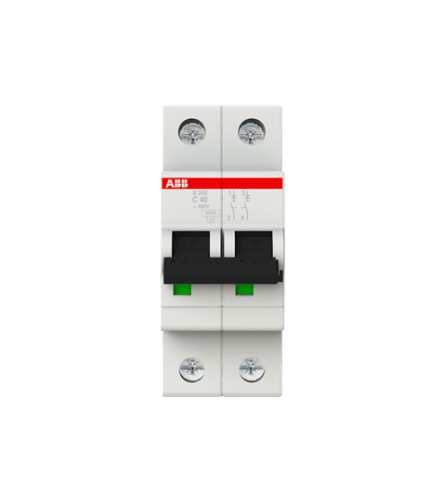 ABB 2CDS252001R0404 S 202-C 40 (2X40A W-Otomat C Tipi 6kA)