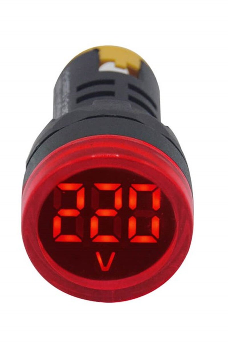 GWEST 22mm KIRMIZI 24V-450V VOLTMETRE