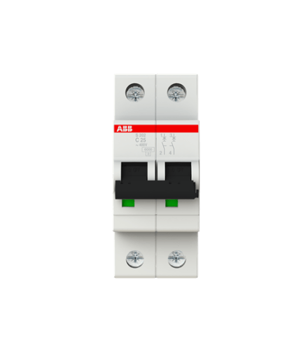 ABB 2CDS252001R0254 S 202-C 25 (2X25A W-Otomat C Tipi 6kA)