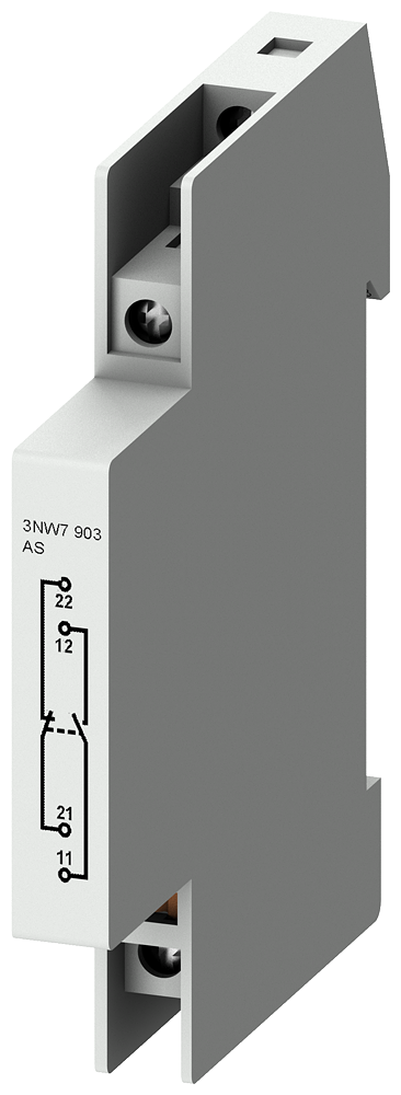 Siemens 3NW7903 SİLİNDİRİK SİGORTA YUVASI (KARTUŞ SİGORTA YUVASI) için YARDIMCI KONTAK; 1CO; 8X32mm ve 10X38mm