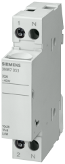 Siemens 3NW7353 SİLİNDİRİK SİGORTA YUVASI (KARTUŞ SİGORTA YUVASI); 8X32mm; 1+N KUTUP; 20 A
