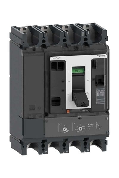 Schneider (C63S4TM600D)  NSX600S TM-DC 4P