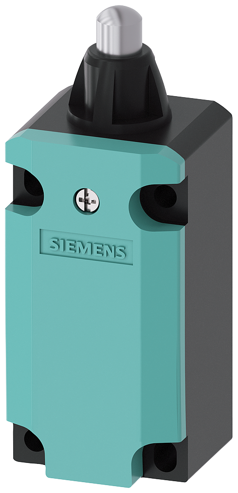 Siemens 3SE5112-0CC02 SIRIUS STANDART NİHAYET ŞALTERİ 3SE5112 SERİSİ, 1NO+1NC, 40mm, METAL MUHAFAZALI, Dikey paslanmaz çelik buton tahrikli