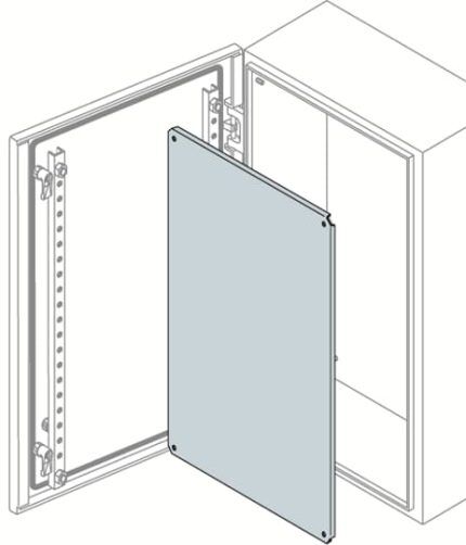 ABB PF6040 Zinc plated plate 600x400mm (hxl) SR