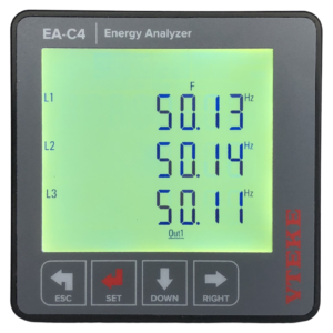 Vteke Şebeke Analizörleri (2-31.Harmonik Ölçümü,RS-485 Haberleşmeli,Custom LCD)
