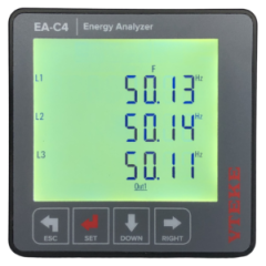 Vteke Şebeke Analizörleri (2-31.Harmonik Ölçümü,RS-485 Haberleşmeli,Custom LCD)