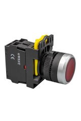 GWEST A5-01D (KIRMIZI) 220V. LED IŞIKLI STOP BUTON
