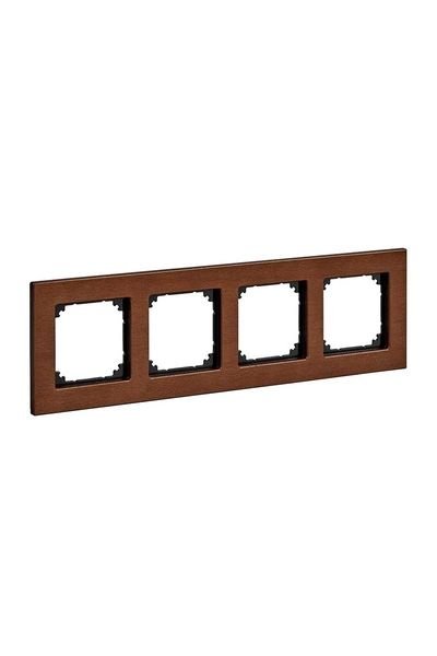 Schneider (MTN4054-3472) Dörtlü çerçeve, M-Elegance Glass, Kiraz