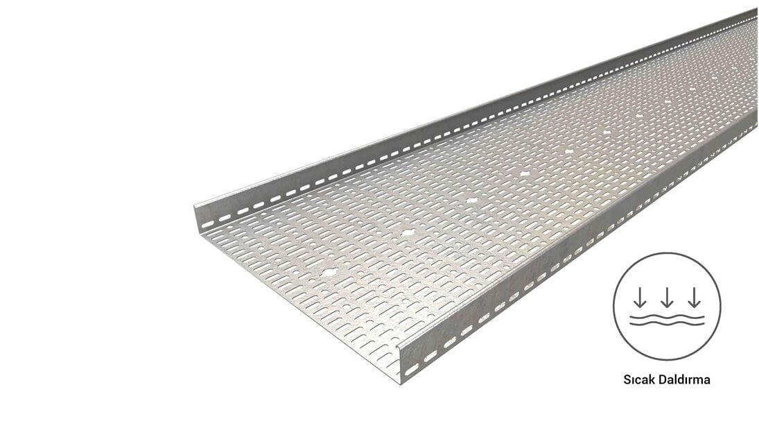 EAE 60 Cty 500 - Sıcak Daldırma Kablo Kanalı (500X60X1,5mm)