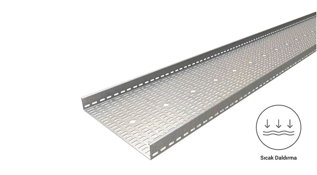 EAE 60 Cty 400 - Sıcak Daldırma Kablo Kanalı (400X60X1,5mm)