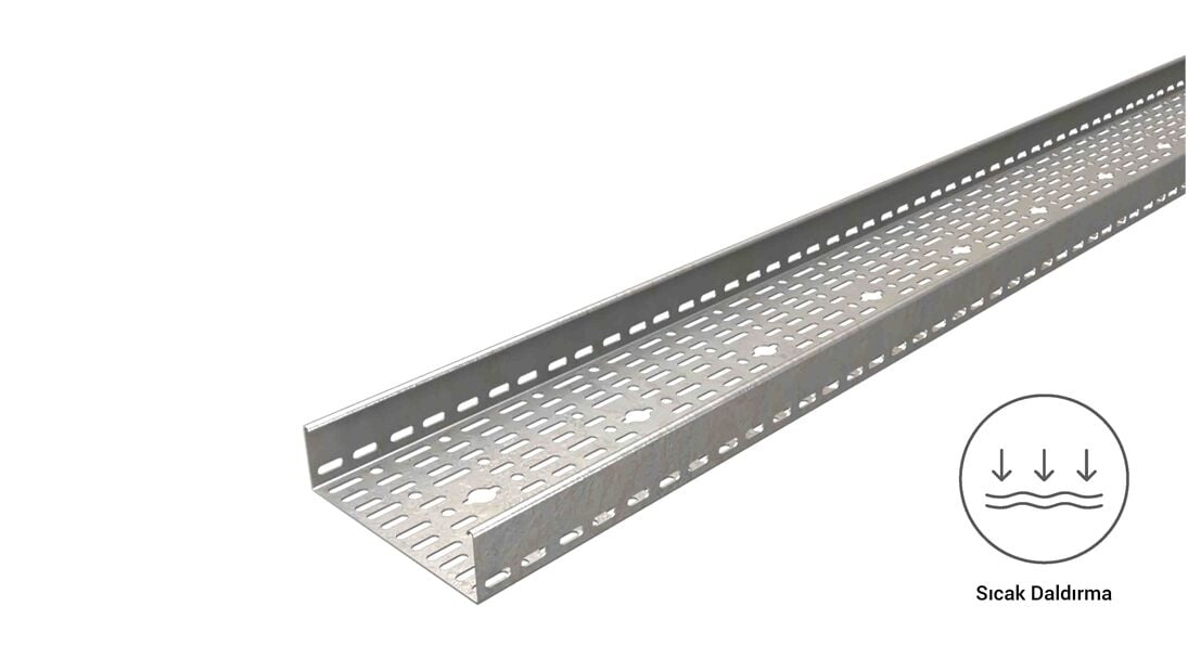 EAE 60 Cty 300 - Sıcak Daldırma Kablo Kanalı (300X60X1,2mm)