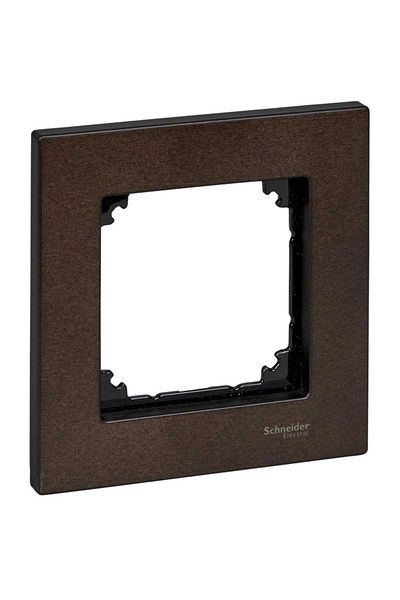 Schneider (MTN4051-3471) Tekli çerçeve, M-Elegance Glass, Venge