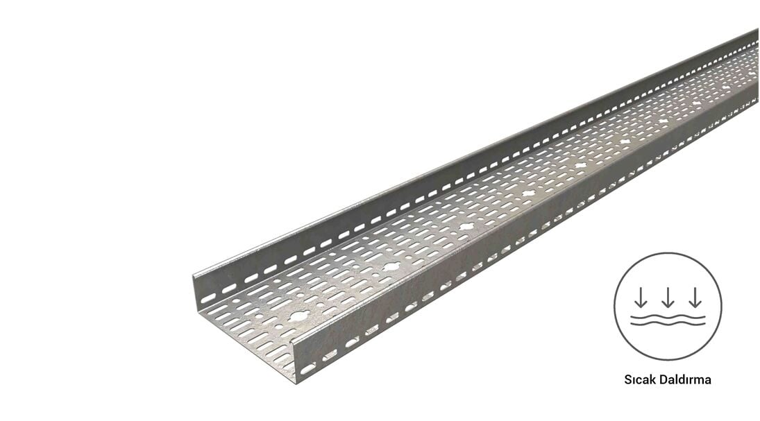 EAE 60 Cty 200 - Sıcak Daldırma Kablo Kanalı (200X60X0,8mm)