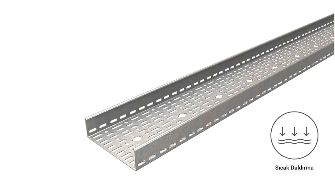 EAE 60 Cty 200 - Sıcak Daldırma Kablo Kanalı (200X60X1mm)